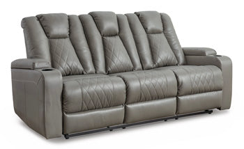 Mancin Reclining Sofa with Drop Down Table