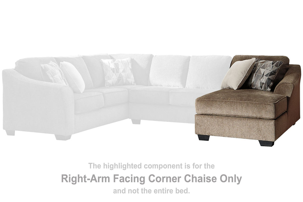 Graftin 3-Piece Sectional with Chaise