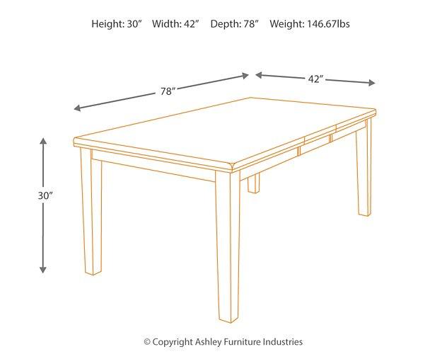 Ralene Dining Extension Table