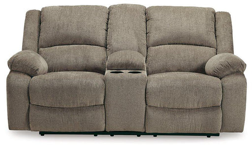 Draycoll Power Reclining Loveseat with Console image