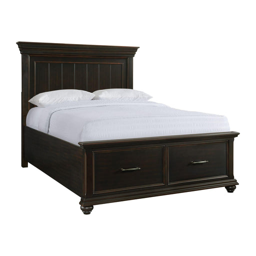 Slater Queen Platform Storage Bed in in Black image