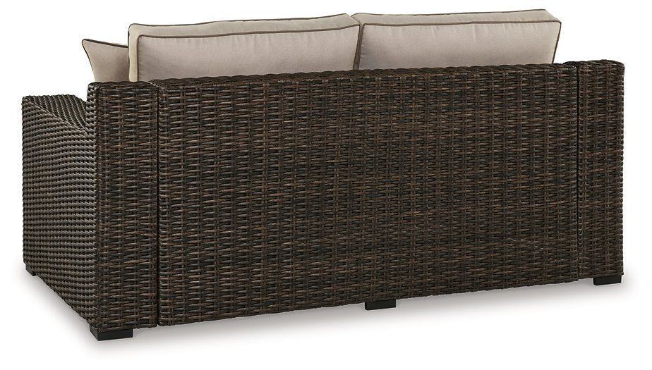 Coastline Bay Outdoor Loveseat with Cushion